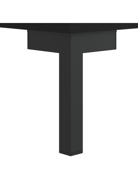 Skříň highboard černá 69,5 x 31 x 115 cm kompozitní dřevo
