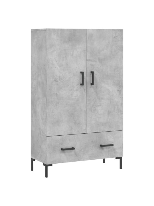 Skříň highboard betonově šedá 69,5x31x115 cm kompozitní dřevo