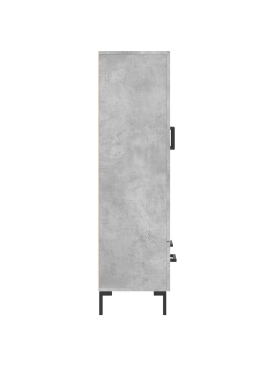 Skříň highboard betonově šedá 69,5x31x115 cm kompozitní dřevo