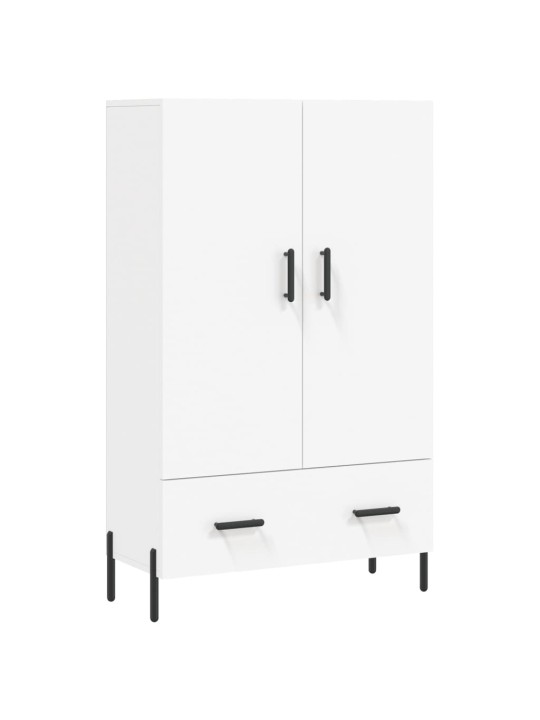 Skříň highboard bílá 69,5 x 31 x 115 cm kompozitní dřevo