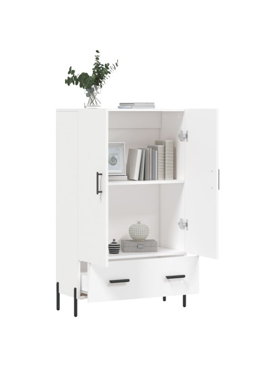 Skříň highboard bílá 69,5 x 31 x 115 cm kompozitní dřevo