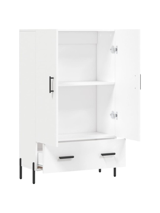 Skříň highboard bílá 69,5 x 31 x 115 cm kompozitní dřevo