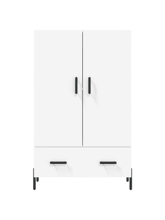 Skříň highboard bílá 69,5 x 31 x 115 cm kompozitní dřevo