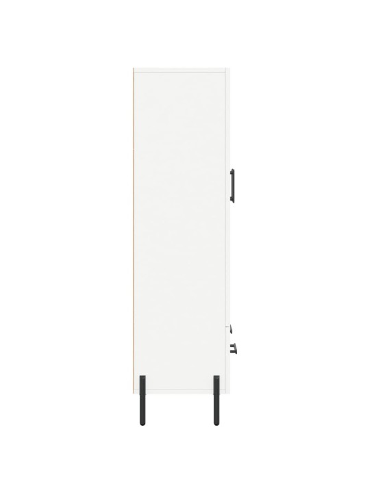 Skříň highboard bílá 69,5 x 31 x 115 cm kompozitní dřevo