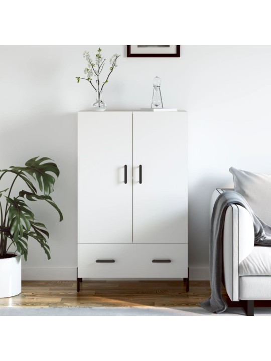 Skříň highboard bílá 69,5 x 31 x 115 cm kompozitní dřevo