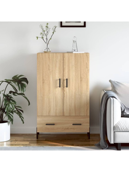 Skříň highboard dub sonoma 69,5 x 31 x 115 cm kompozitní dřevo