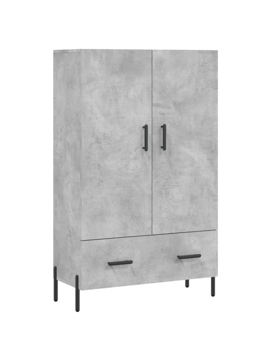 Skříň highboard betonově šedá 69,5x31x115 cm kompozitní dřevo