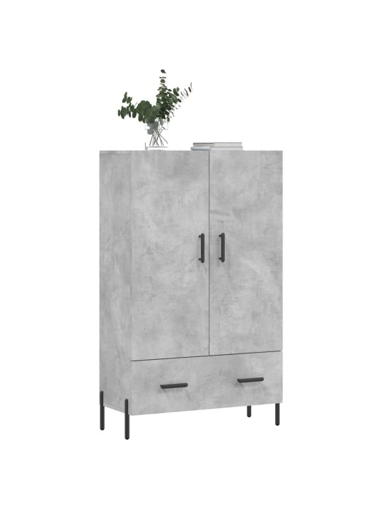 Skříň highboard betonově šedá 69,5x31x115 cm kompozitní dřevo