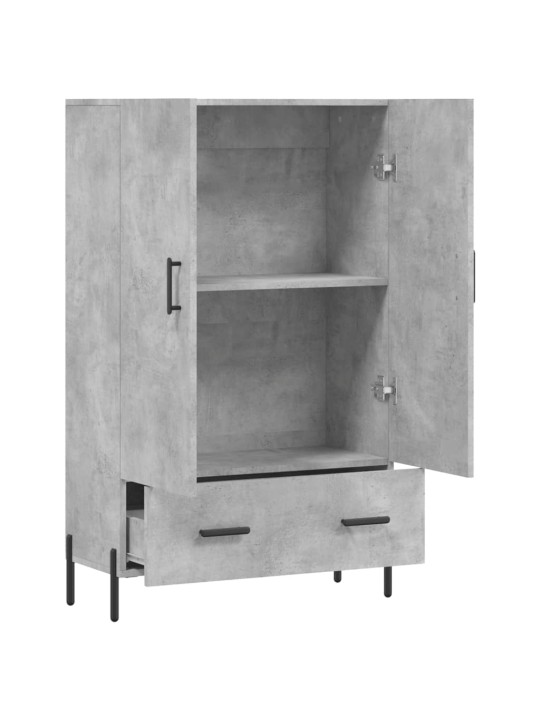 Skříň highboard betonově šedá 69,5x31x115 cm kompozitní dřevo