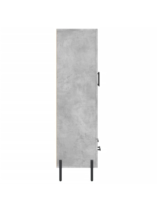 Skříň highboard betonově šedá 69,5x31x115 cm kompozitní dřevo
