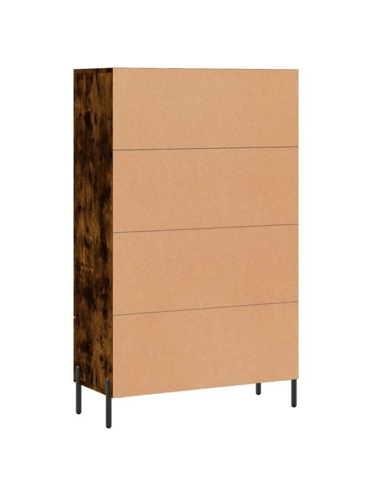 Skříň highboard kouřový dub 69,5 x 31 x 115 cm kompozitní dřevo