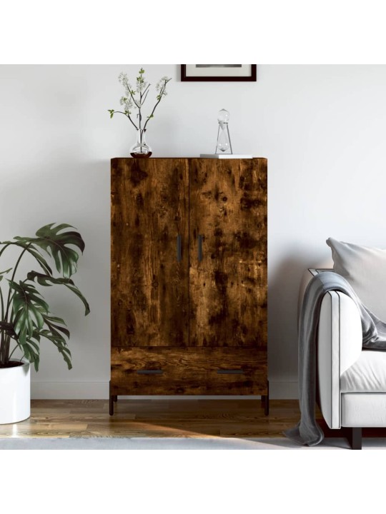 Skříň highboard kouřový dub 69,5 x 31 x 115 cm kompozitní dřevo