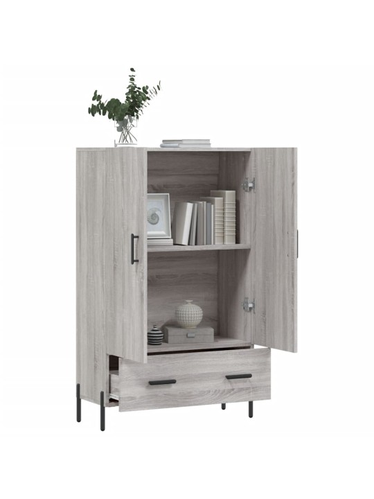 Skříň highboard šedá sonoma 69,5 x 31 x 115 cm kompozitní dřevo