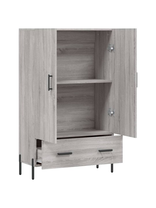 Skříň highboard šedá sonoma 69,5 x 31 x 115 cm kompozitní dřevo