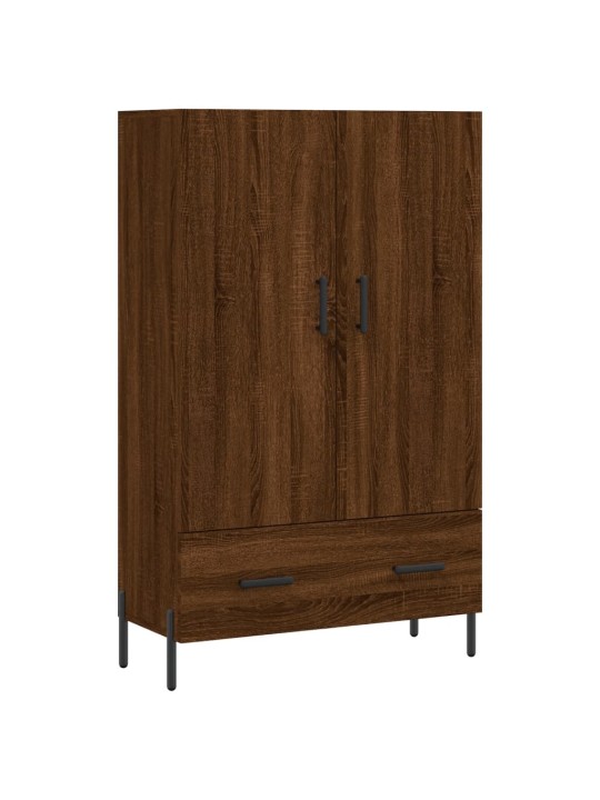 Skříň highboard hnědý dub 69,5 x 31 x 115 cm kompozitní dřevo