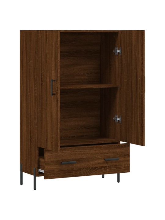 Skříň highboard hnědý dub 69,5 x 31 x 115 cm kompozitní dřevo