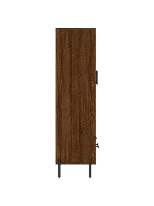Skříň highboard hnědý dub 69,5 x 31 x 115 cm kompozitní dřevo