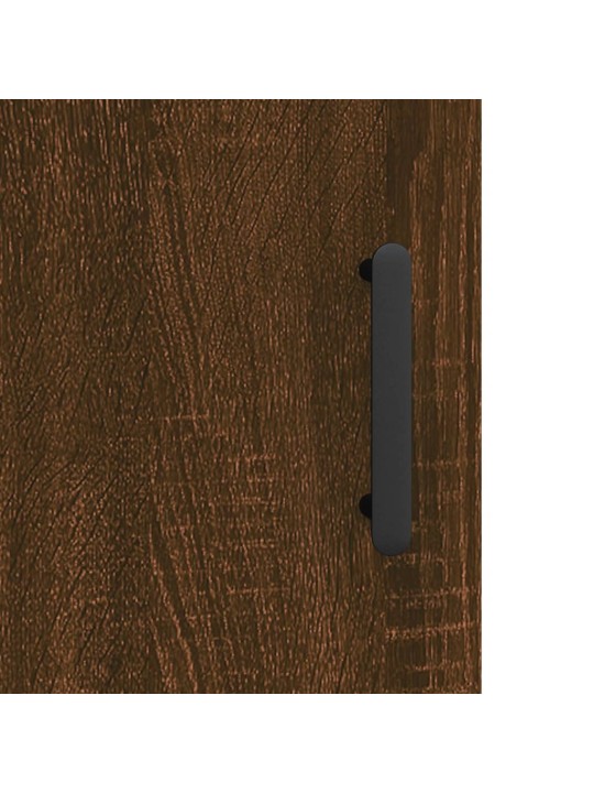 Skříň highboard hnědý dub 69,5 x 31 x 115 cm kompozitní dřevo