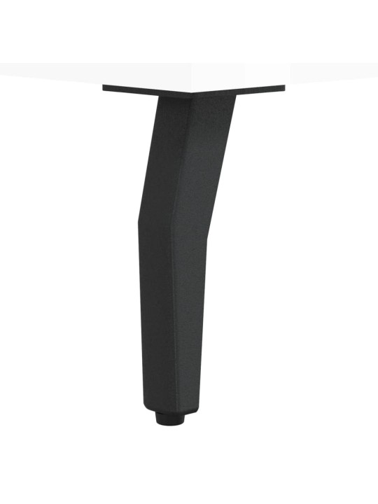 Skříň highboard lesklá bílá 69,5 x 31 x 115 cm kompozitní dřevo