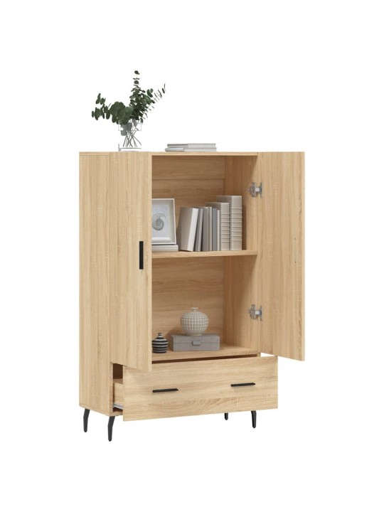 Skříň highboard dub sonoma 69,5 x 31 x 115 cm kompozitní dřevo