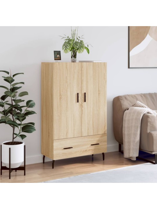 Skříň highboard dub sonoma 69,5 x 31 x 115 cm kompozitní dřevo