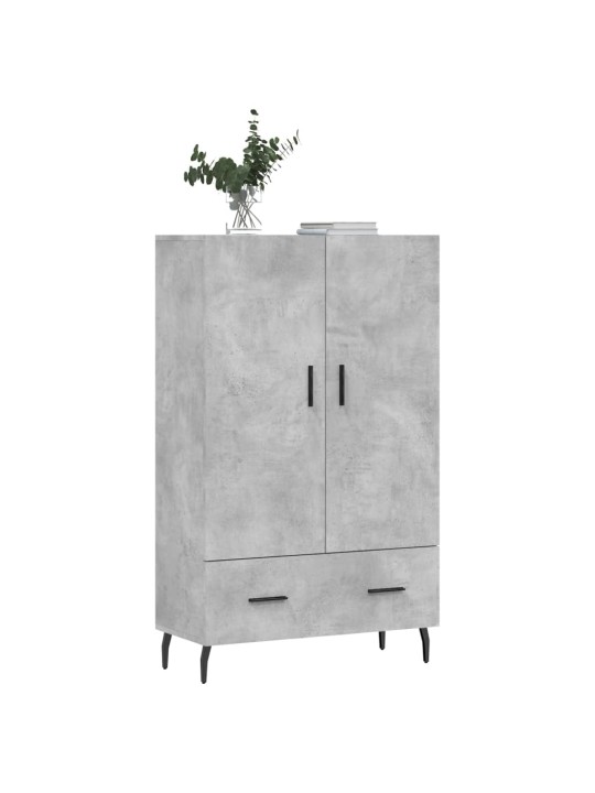 Skříň highboard betonově šedá 69,5x31x115 cm kompozitní dřevo