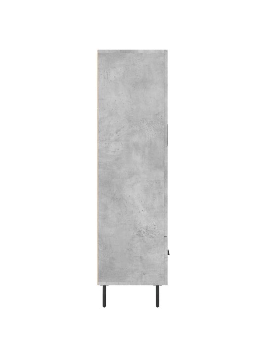 Skříň highboard betonově šedá 69,5x31x115 cm kompozitní dřevo