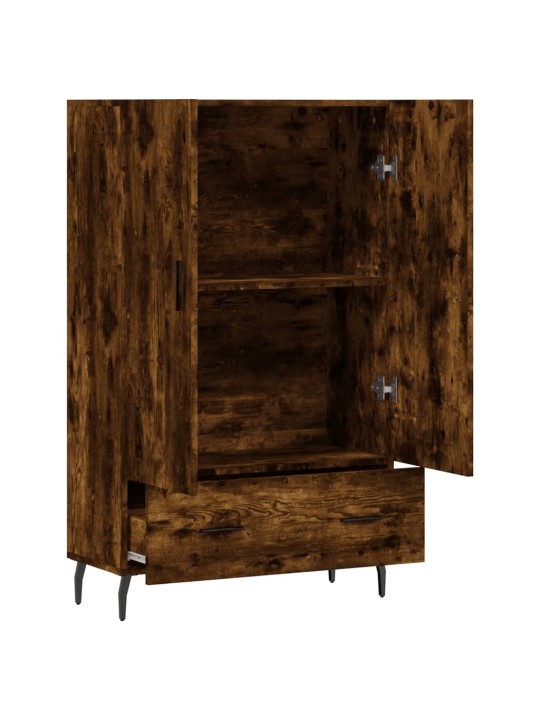 Skříň highboard kouřový dub 69,5 x 31 x 115 cm kompozitní dřevo