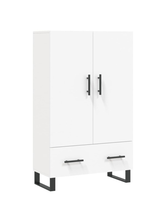 Skříň highboard bílá 69,5 x 31 x 115 cm kompozitní dřevo