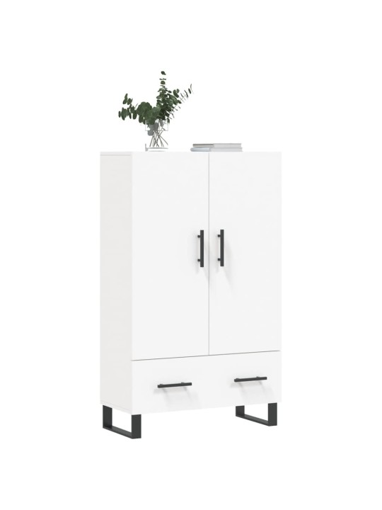 Skříň highboard bílá 69,5 x 31 x 115 cm kompozitní dřevo