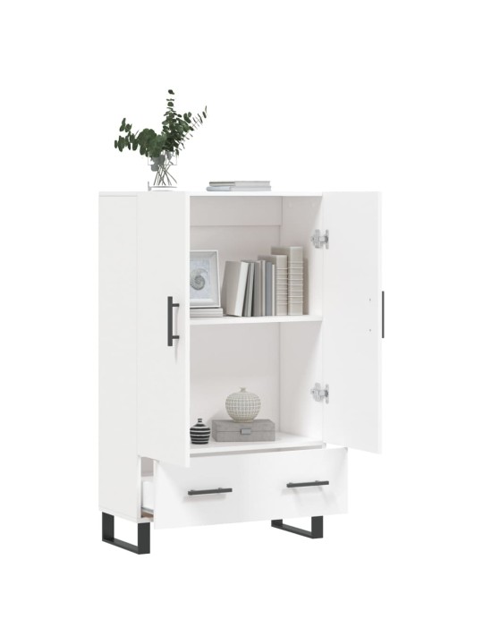 Skříň highboard bílá 69,5 x 31 x 115 cm kompozitní dřevo