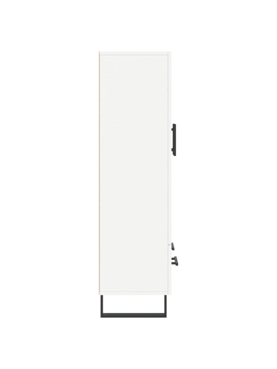 Skříň highboard bílá 69,5 x 31 x 115 cm kompozitní dřevo