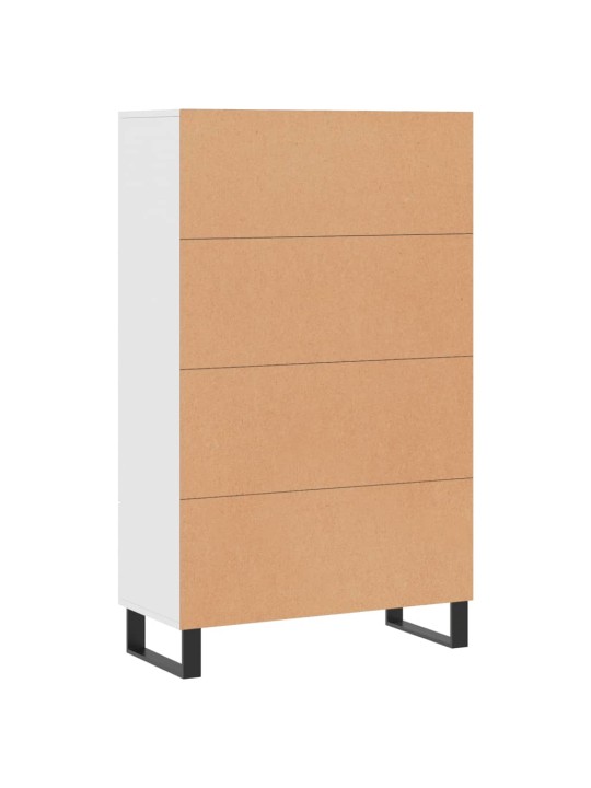Skříň highboard bílá 69,5 x 31 x 115 cm kompozitní dřevo