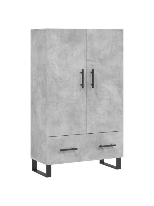 Skříň highboard betonově šedá 69,5x31x115 cm kompozitní dřevo