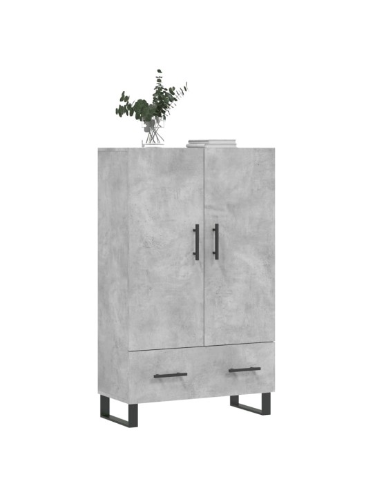 Skříň highboard betonově šedá 69,5x31x115 cm kompozitní dřevo