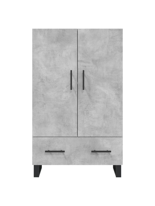 Skříň highboard betonově šedá 69,5x31x115 cm kompozitní dřevo
