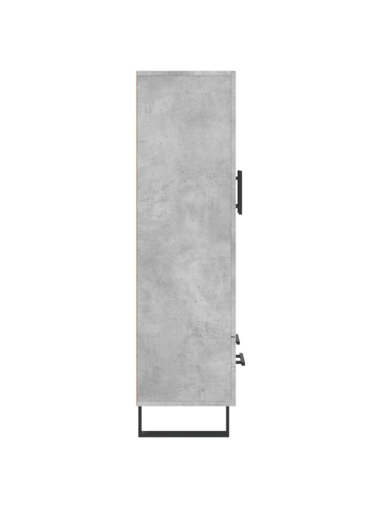 Skříň highboard betonově šedá 69,5x31x115 cm kompozitní dřevo