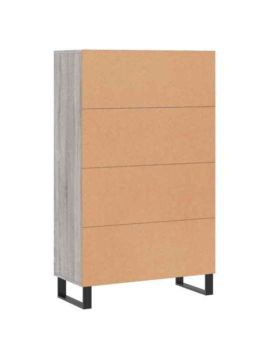 Skříň highboard šedá sonoma 69,5 x 31 x 115 cm kompozitní dřevo