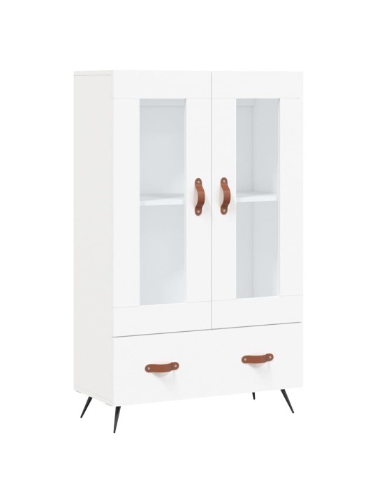 Skříň highboard bílá 69,5 x 31 x 115 cm kompozitní dřevo