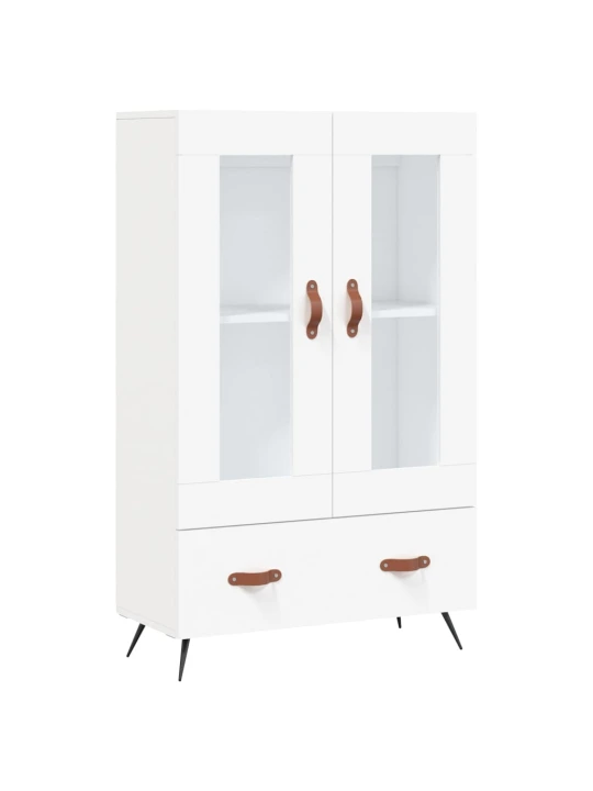 Skříň highboard bílá 69,5 x 31 x 115 cm kompozitní dřevo