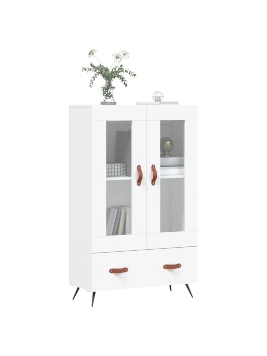 Skříň highboard bílá 69,5 x 31 x 115 cm kompozitní dřevo