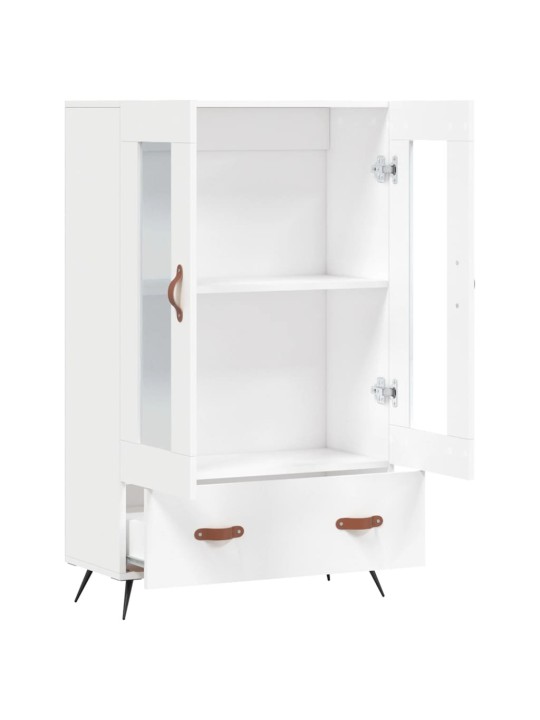Skříň highboard bílá 69,5 x 31 x 115 cm kompozitní dřevo