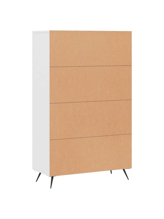 Skříň highboard bílá 69,5 x 31 x 115 cm kompozitní dřevo
