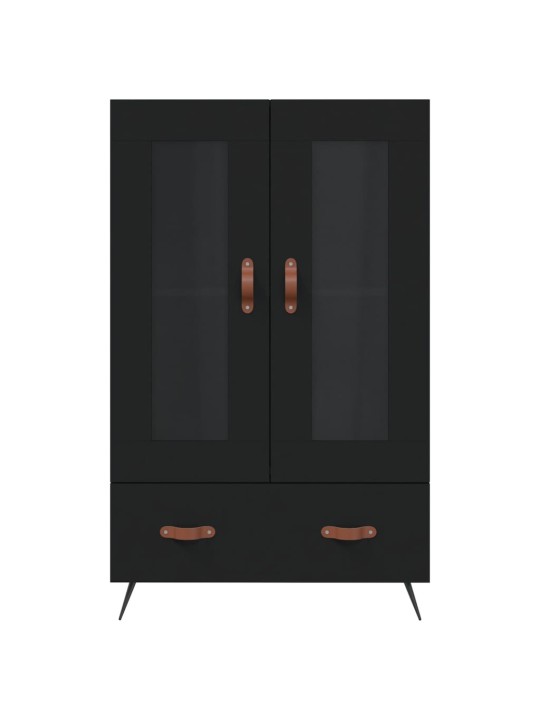 Skříň highboard černá 69,5 x 31 x 115 cm kompozitní dřevo