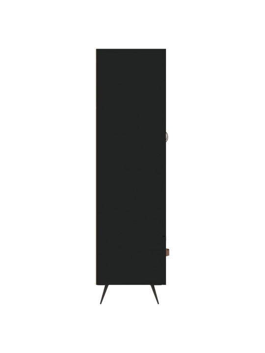 Skříň highboard černá 69,5 x 31 x 115 cm kompozitní dřevo