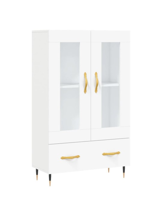 Skříň highboard bílá 69,5 x 31 x 115 cm kompozitní dřevo