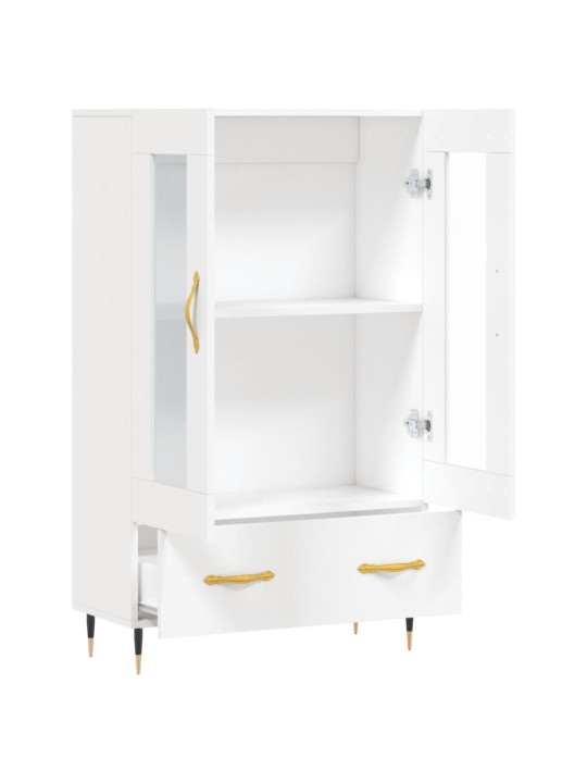 Skříň highboard bílá 69,5 x 31 x 115 cm kompozitní dřevo