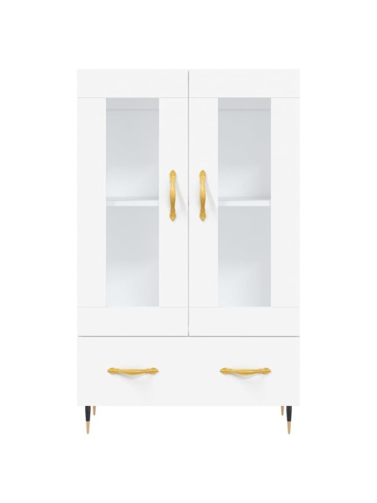 Skříň highboard bílá 69,5 x 31 x 115 cm kompozitní dřevo