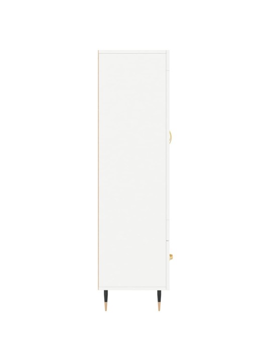Skříň highboard bílá 69,5 x 31 x 115 cm kompozitní dřevo