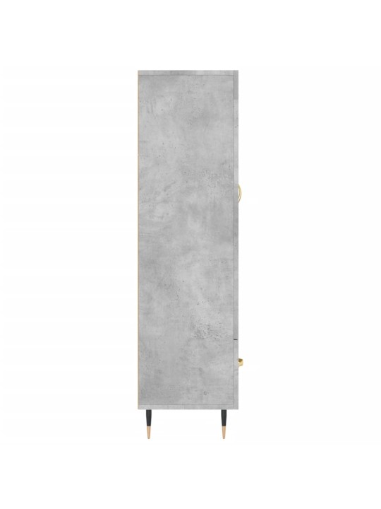 Skříň highboard betonově šedá 69,5x31x115 cm kompozitní dřevo